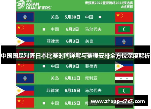 中国国足对阵日本比赛时间详解与赛程安排全方位深度解析