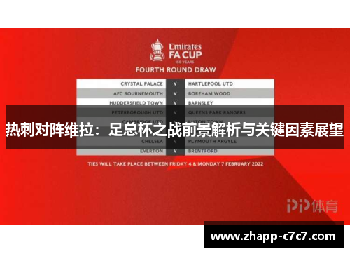 热刺对阵维拉：足总杯之战前景解析与关键因素展望